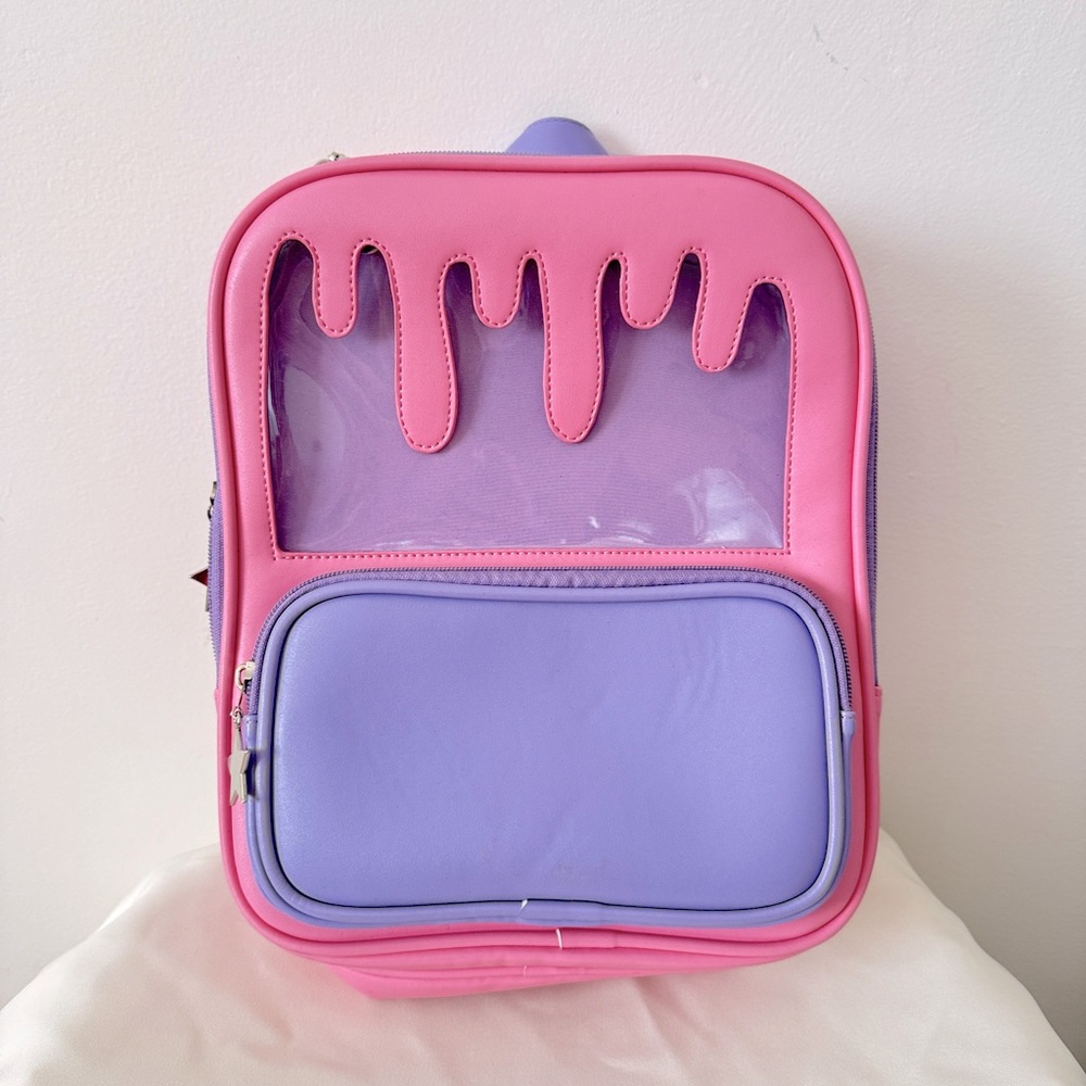 Pink and Purple Slime Creepy Cute Ita bag